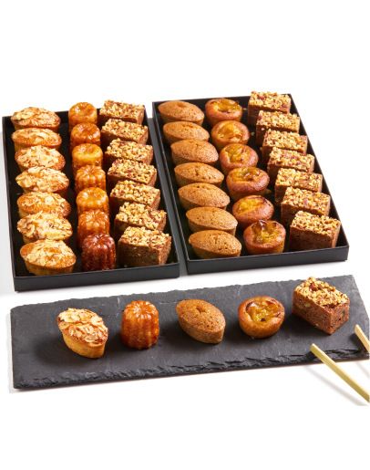 PLATEAU MINI-BROWNIES ET MOELLEUX