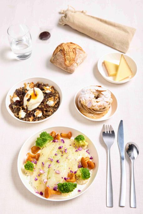 Saint-Pierre vapeur et purée de persil