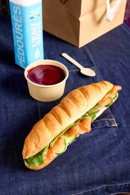 Pain viennois saumon fumé AH2526